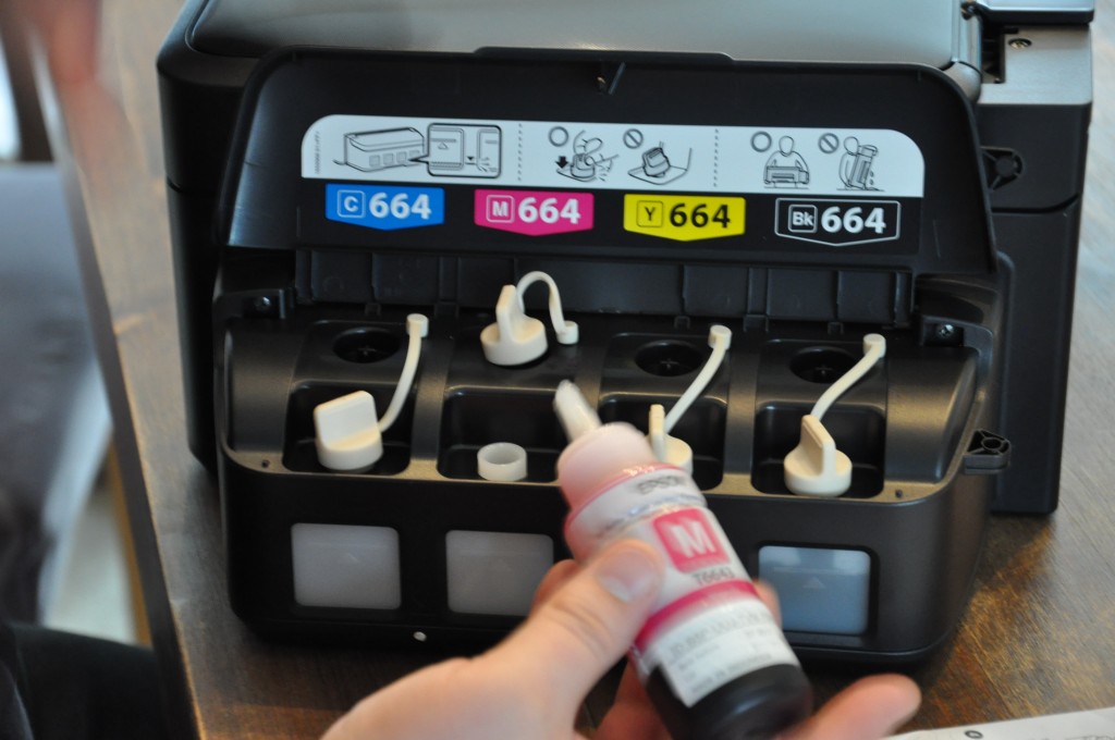 wifi kleurenprinter zonder dure cartridges