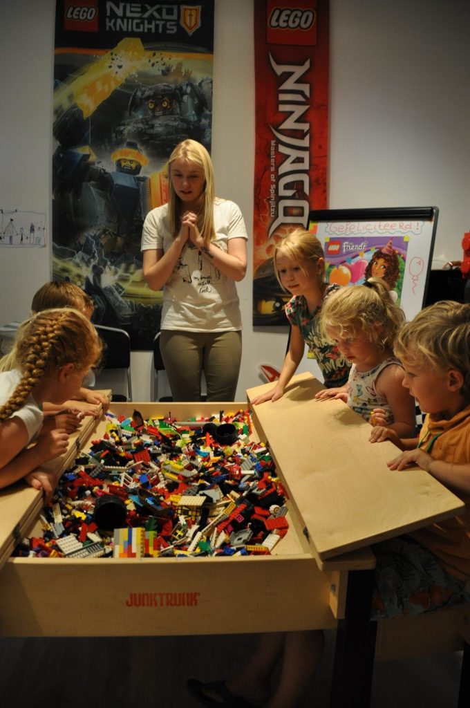 lego bouwen kinderfeestje