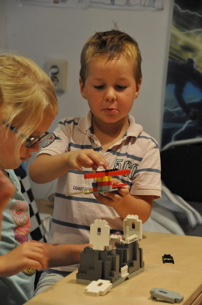 lego bouwen kinderfeestje