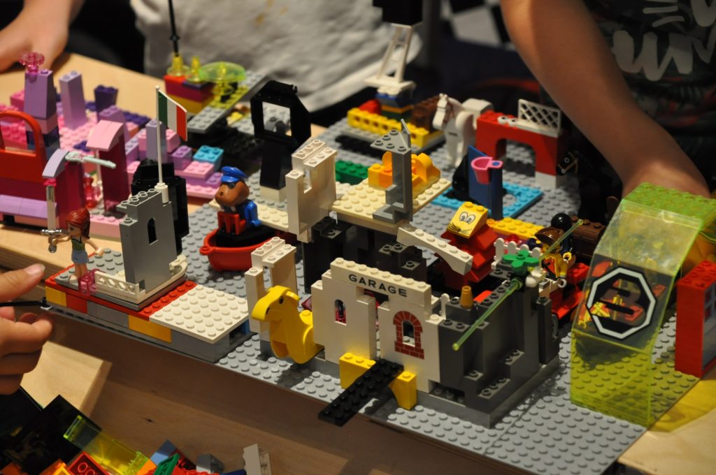 lego bouwen kinderfeestje