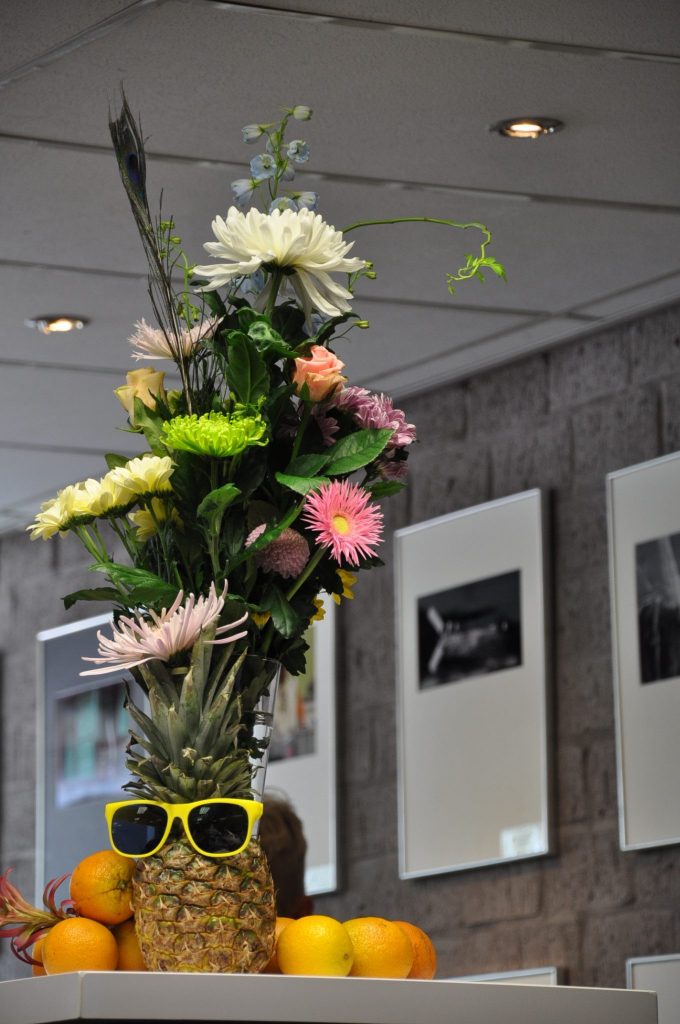bloemstuk maken met chrystanten
