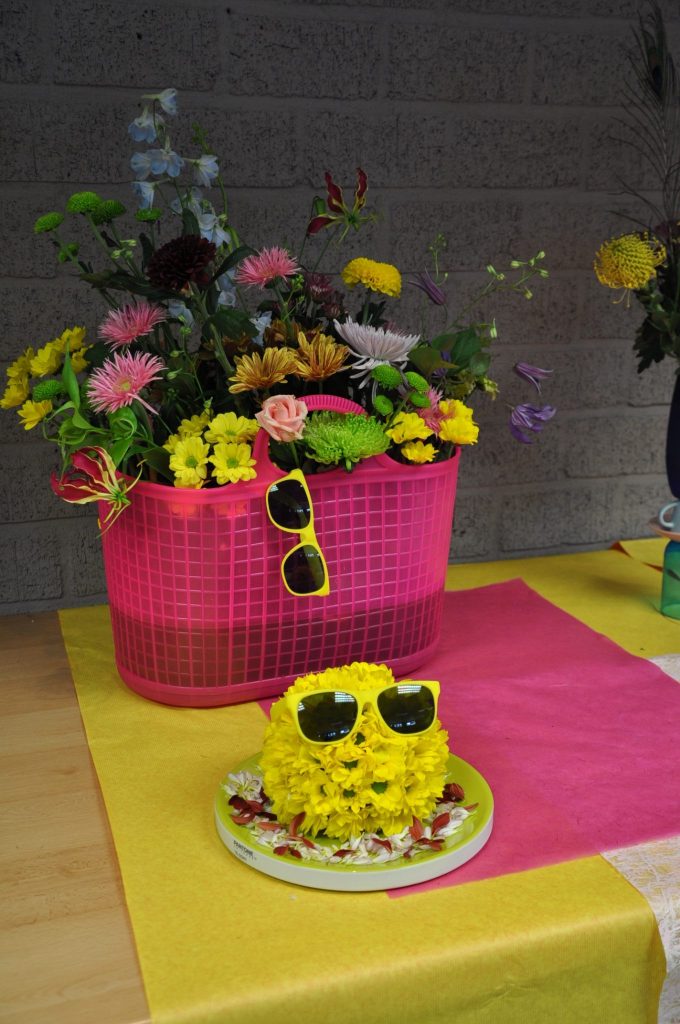 bloemstuk maken met chrystanten