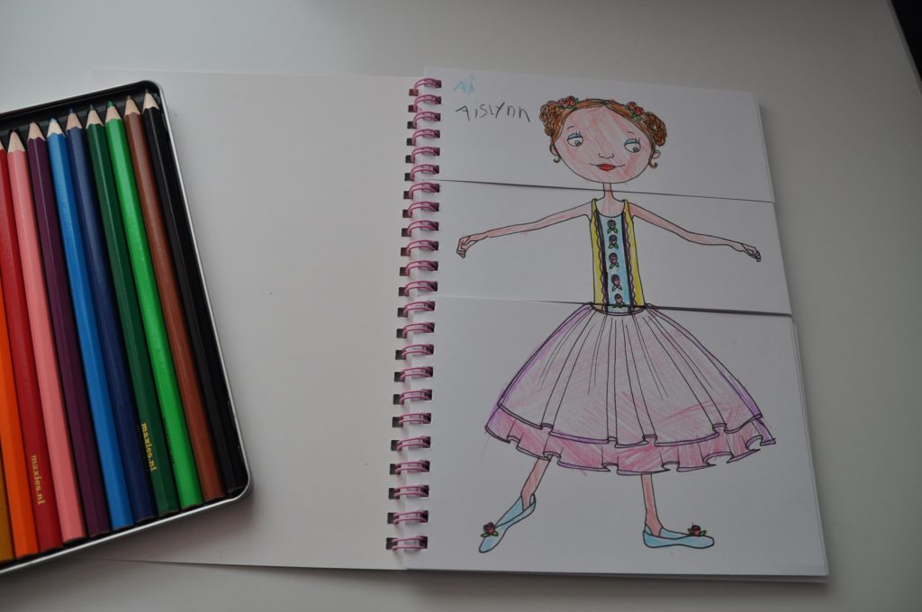 flip and draw