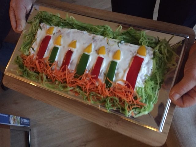 kerstkaars salade