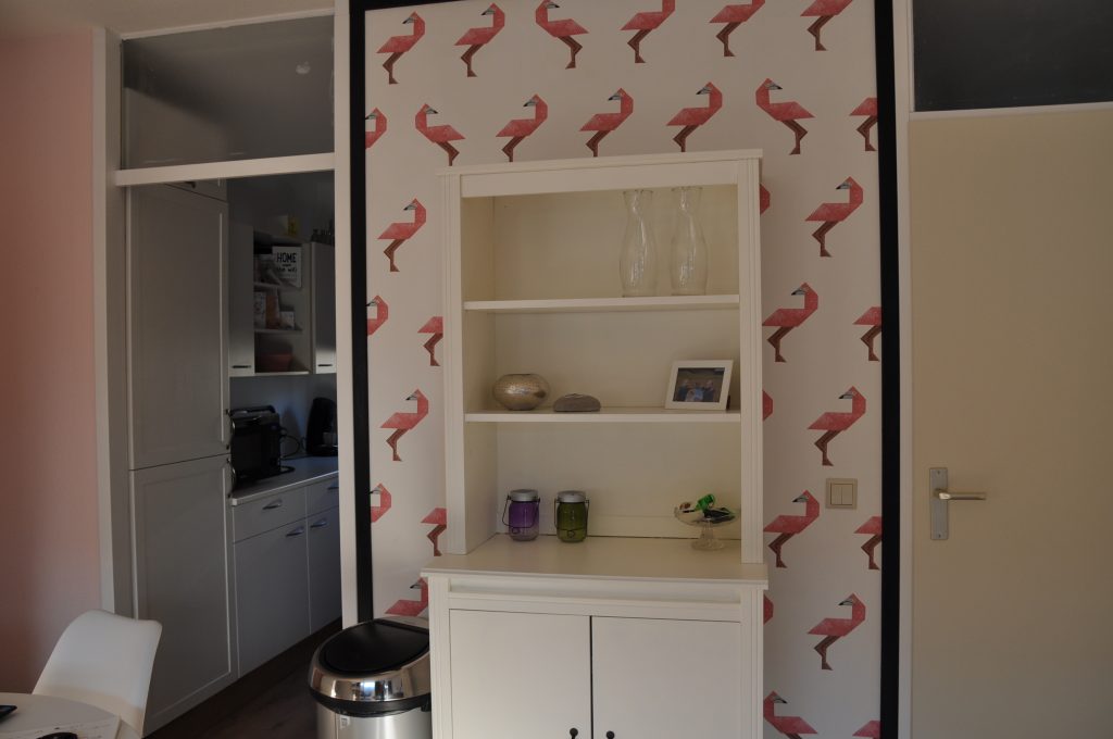 flamingo behang