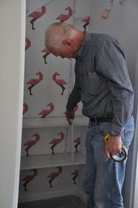 flamingo behang