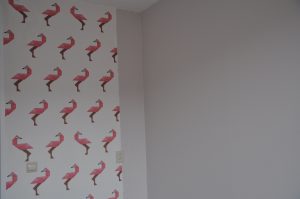 flamingo behang