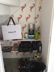 flamingo behang
