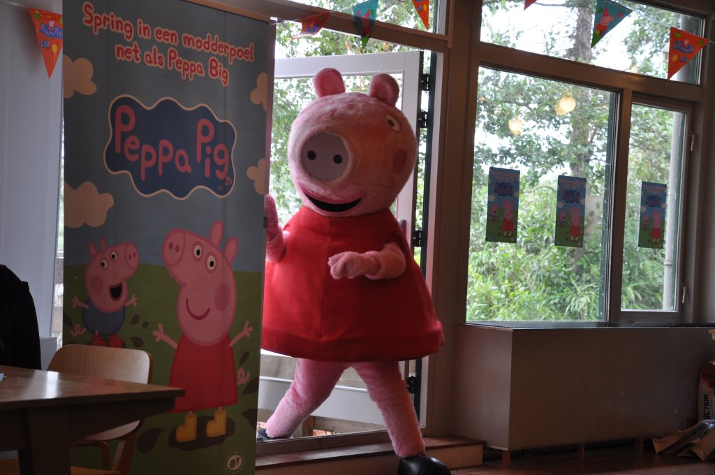 peppa big in jeugdland amsterdam