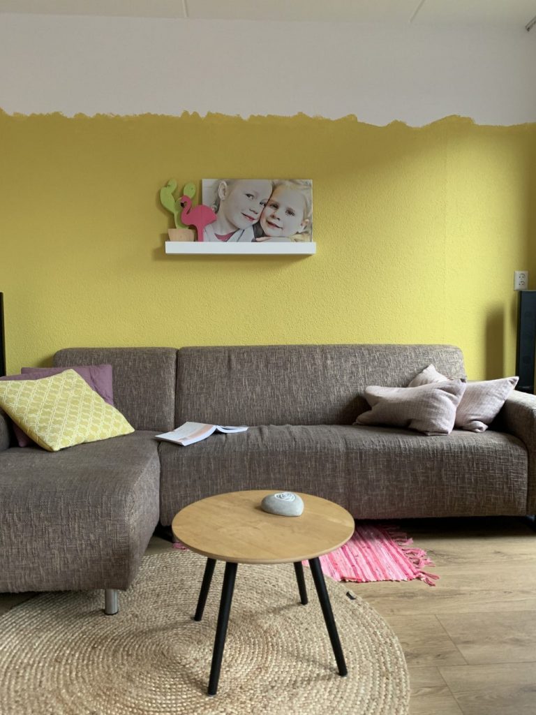 flexa verf gele muur