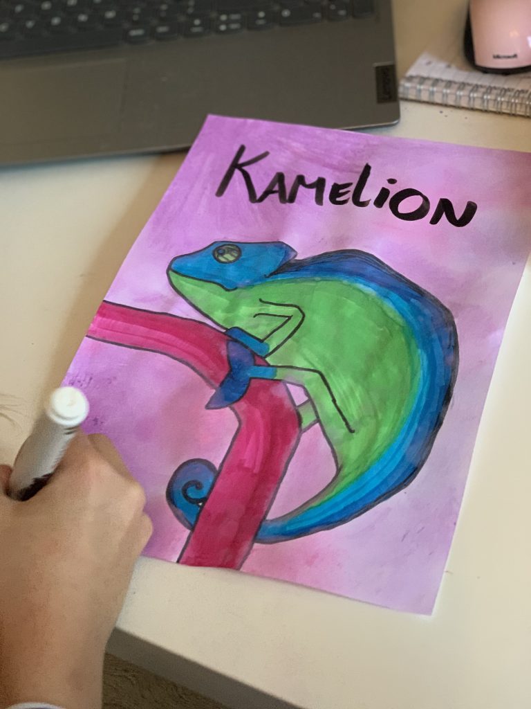 online tekenles lightpad brushpen krijt