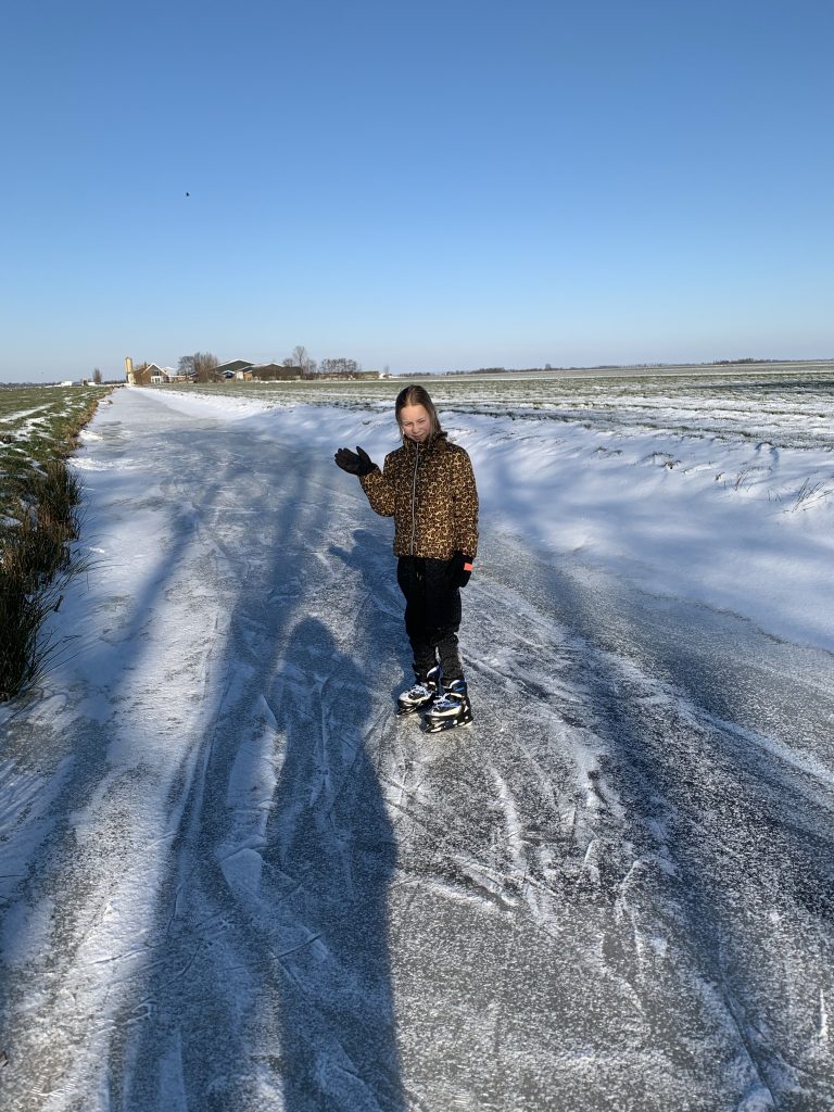 schaatsen in de polder