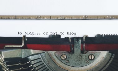 to blog or not to blog